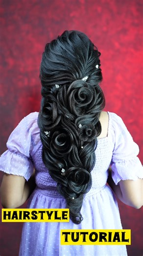 547K views · 3.5K reactions | Rose Mermaid Hairstyle Tutorial #hairstyle #hair #hairtutorial #hairtransformation#hairstyling #hairvideo #hairgoals #hairstyleforgirls #mermaidhair #hairart #hsirclass #hairstyling #RiyaHudutDas | Riya's Bridal Makeup & Academy, an ISO 9001:2015 Certified, 8240647825 | Facebook