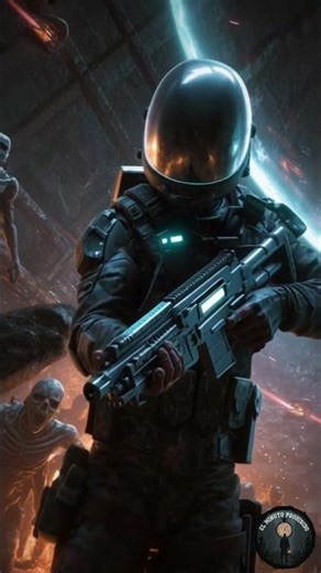 Alien vs Zombies en un mundo caótico 👽🧟‍♂️ #halloween #alien