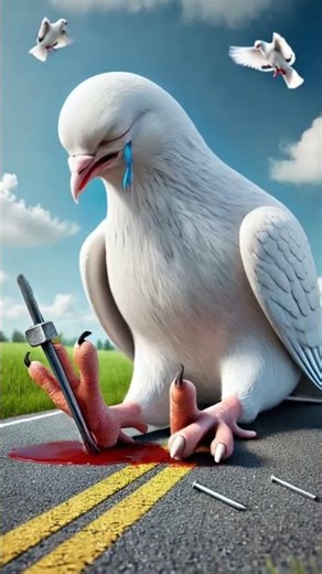 कबूतर के चोट लग गई।#ai #pigeon #dadi #doctor #shorts