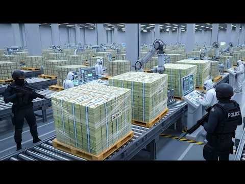 Inside the US Money Factory: How $100 Bills Are Made (Full Process)