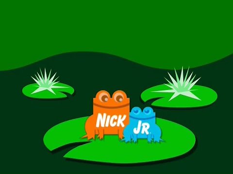 Nick Jr. Frogs VHS - DVD Logo (2004) (DVD rip) (4k Upscale)