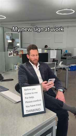 Please read the sign #officelife #worklife #work | work life