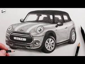 How to Draw a Mini Cooper (Step By Step)