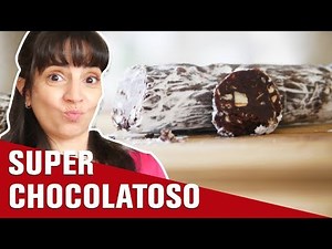 SALAME DE CHOCOLATE: receta fácil con chocolate (Rocky road)
