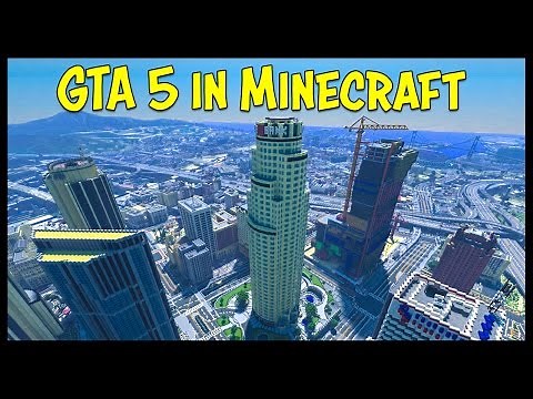 Los Santos in GTA 5 Recreated in Minecraft!