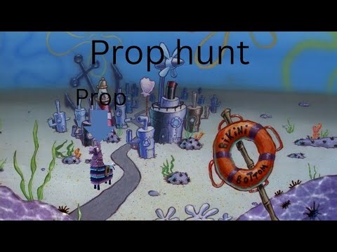 SpongeBob Prop hunt!