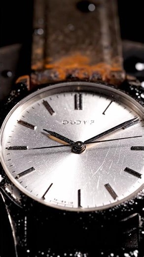 Tiny Rusty Vintage Watch RESTORED | Macro ASMR Transformation