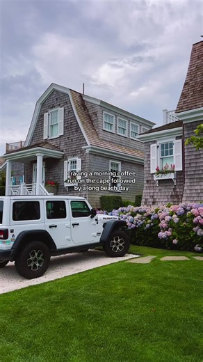 Morning Coffee Run on Cape Cod
