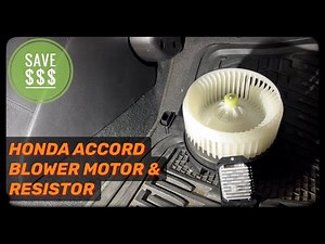 Honda Accord How To Replace AC Blower Motor and Resistor/Module 2014- 2017
