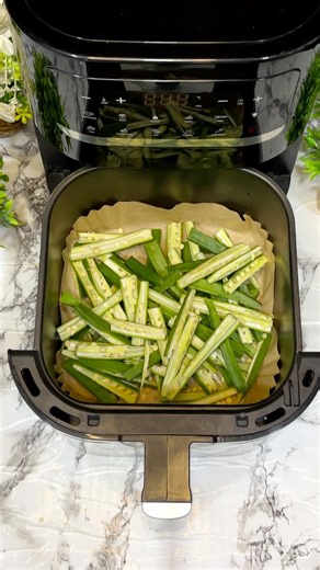 You Won’t Believe This Air Fryer Okra Trick! 🤤