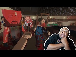 MINECRAFT WITH BLOOD, GORE AND KILLING PEOPLE!! - Paint The Town Red