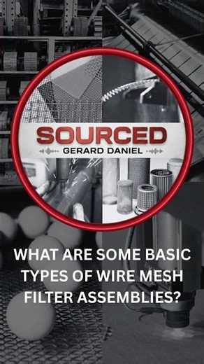 What are some basic types of wire mesh filter assemblies? | Gerard Daniel