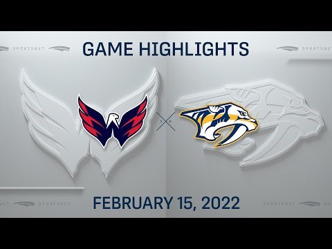 NHL Highlights | Capitals vs. Predators - Feb. 15, 2022