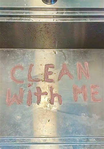 Sunday Reset calls for a good sink cleaning 🧽🧼🫧 #sundayreset #kitchencleaning #pinkstuff #cleantok #cleaning