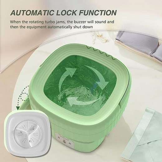 Revolutionize Your Laundry Routine with the Portable Ultrasonic Turbine Washing Machine!| dont4g3t