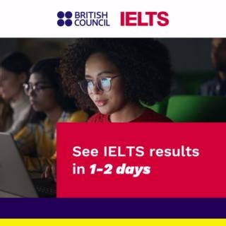 16K reactions · 33 shares | Do you need IELTS results fast? When you take IELTS on Computer with us, you can expect to see results on our Test Taker Portal in 1-2 calendar days. Visit our website to book IELTS on Computer today: https://ow.ly/lRyf50VzpnF #BritishCouncil #IELTS #IELTSonComputer #StudyAbroad #WorkAbroad | British Council Ghana | Facebook