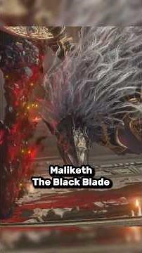 MALIKETH, THE BLACK BLADE BUILD in ELDEN RING! #shorts