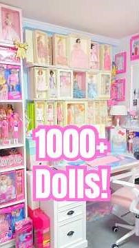 1000+ HUGE COLLECTION OF DOLLS! #barbiecollector #barbie #dolls #vintage