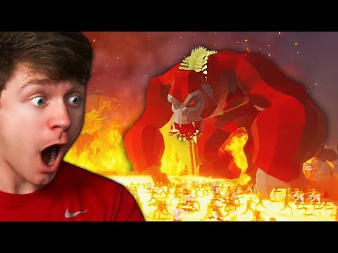 SKAR KING DESTROYS EVERYTHING! - Excidio The Kaiju Simulator