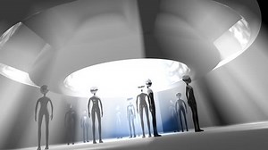 Artist Rendering Alien Encounter Stock Footage Video (100% Royalty-free) 4871474 | Shutterstock