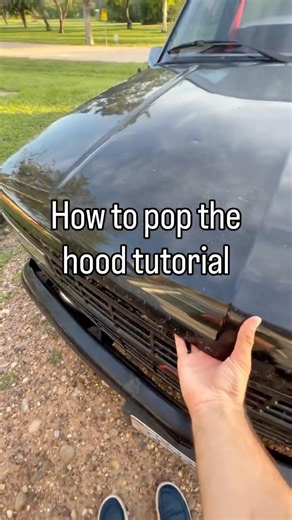 How to pop the hood tutorial Subscribe for more