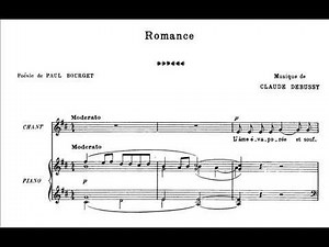Debussy - Romance, L'ame évaporée