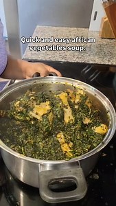 103 reactions | very quick and easy african vegetables soup. | The Afro Dreamer | Facebook