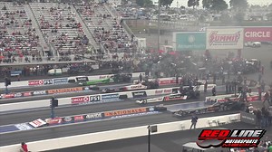 Top Fuel Going 4 wide! | Red Line Motorsports Media