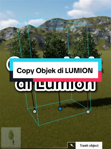 Copy Objek di LUMION untuk Arsitektur dan Teknik Sipil