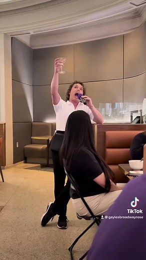 Petralina Singing Broadway Hits at Gayle's Broadway Rose
