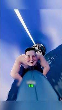 I got stuck in a waterslide – the lifeguard kept sending more kids anyway!