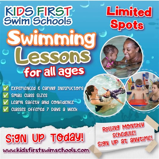 📣Registration NOW Open! Book your class with the link below: https://kidsfirstswimschools.com/pricing/ | Kids First Swim Schools