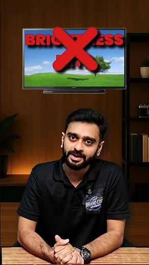 TV Brightness Matters!💡 400+ Nits Kyu? #shorts #shortvideo #short #TV #QLED #OLED #TechTips