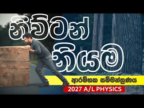 නිව්ටන් නියම - ආරම්භක සම්මන්ත්‍රණය