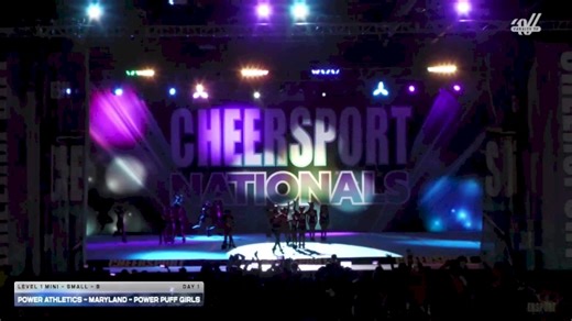 Power Athletics - Maryland - Power Puff Girls [2026 L1 Mini - Small - B Day 1] 2026 CHEERSPORT National All Star Cheerleading Championship