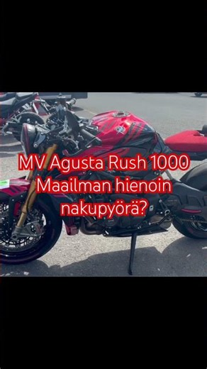 Onko tämä maailman hienoin nakupyörä? MV Agusta Rush 1000 #Shorts