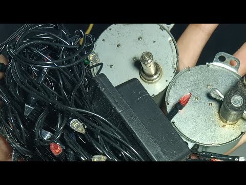 glowing jhalar light with synchronous motor.