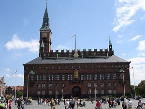 City Hall (Radhus) in Copenhagen, Denmark