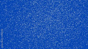 Dot world map with blue chroma key background, seamlessly loop animation. Particles of dots scatter and gather back in the form of a map of the Earth.