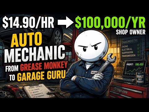 Every Level of an Auto Mechanic’s Career | From $14.90/HR to $100K Shop Owner