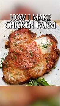 How to make Chicken Parm #chickenparm #italianfood #chicken