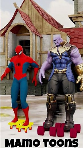 Hulk Went Crazy 😱 | Animation Bug Funny Moment 😂 | Spider-Man & Thanos #shorts