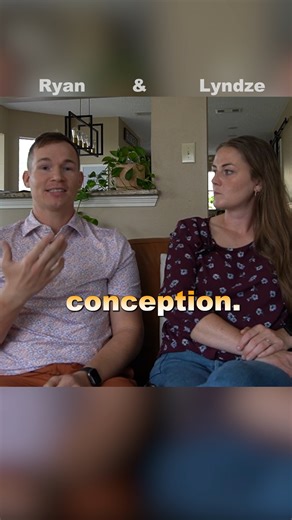 Ryan and Lyndze say they wouldn’t change a thing about their embryo adoption journey because they’ve never felt a greater sense of community than they did while expecting. www.youranswermatters.org #whendoeslifebegin #pregnancy #pregnant #birth #conception | When Does Life Begin
