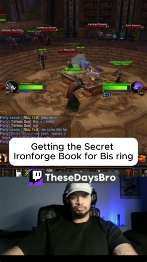 WoW Forever Ironforge Secret Book as Horde