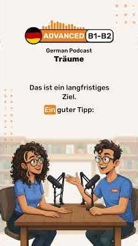 Speak German: Dreams & Plans