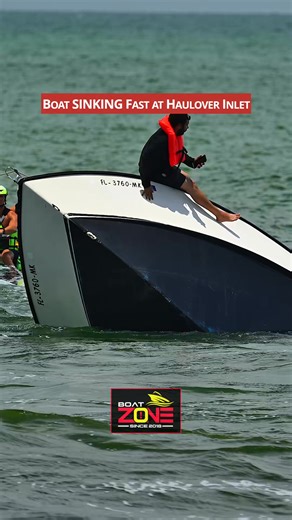 19K views · 84 reactions | Boat SINKING 2 People OVERBOARD | Weis snat | Facebook