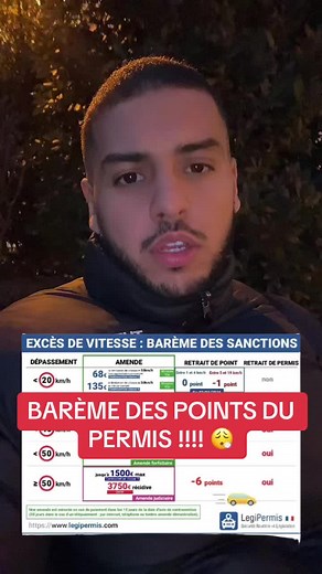 Règles de Perte de Points sur le Permis de Conduire