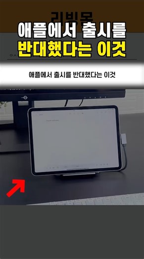 애플에서 출시를 반대했다는 이것