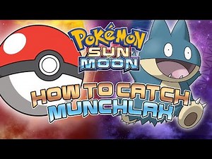 Pokemon Sun and Moon - How To Catch Munchlax (Early) (First Island)