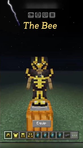 The Bee Armor Treem in Minecraft. #minecraft